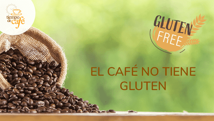 El café no tiene gluten